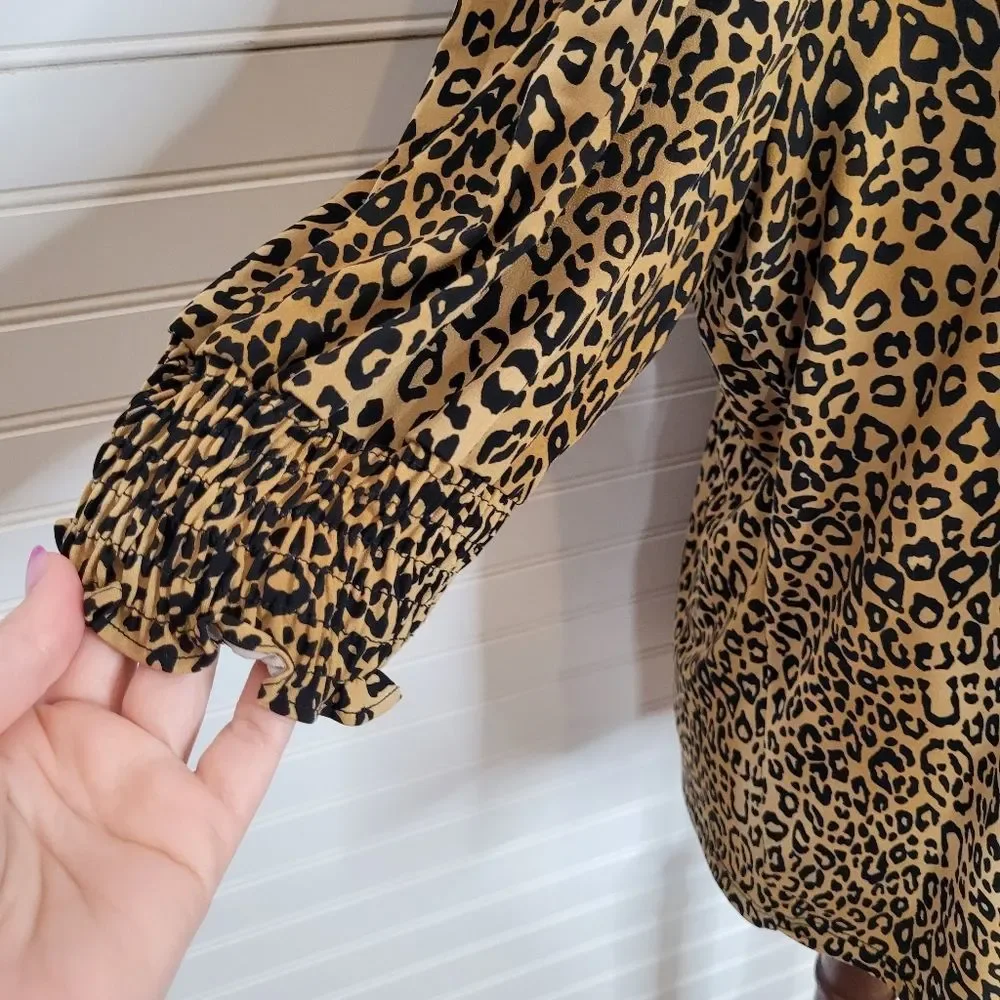 CeCe Leopard Square Neck Top_3